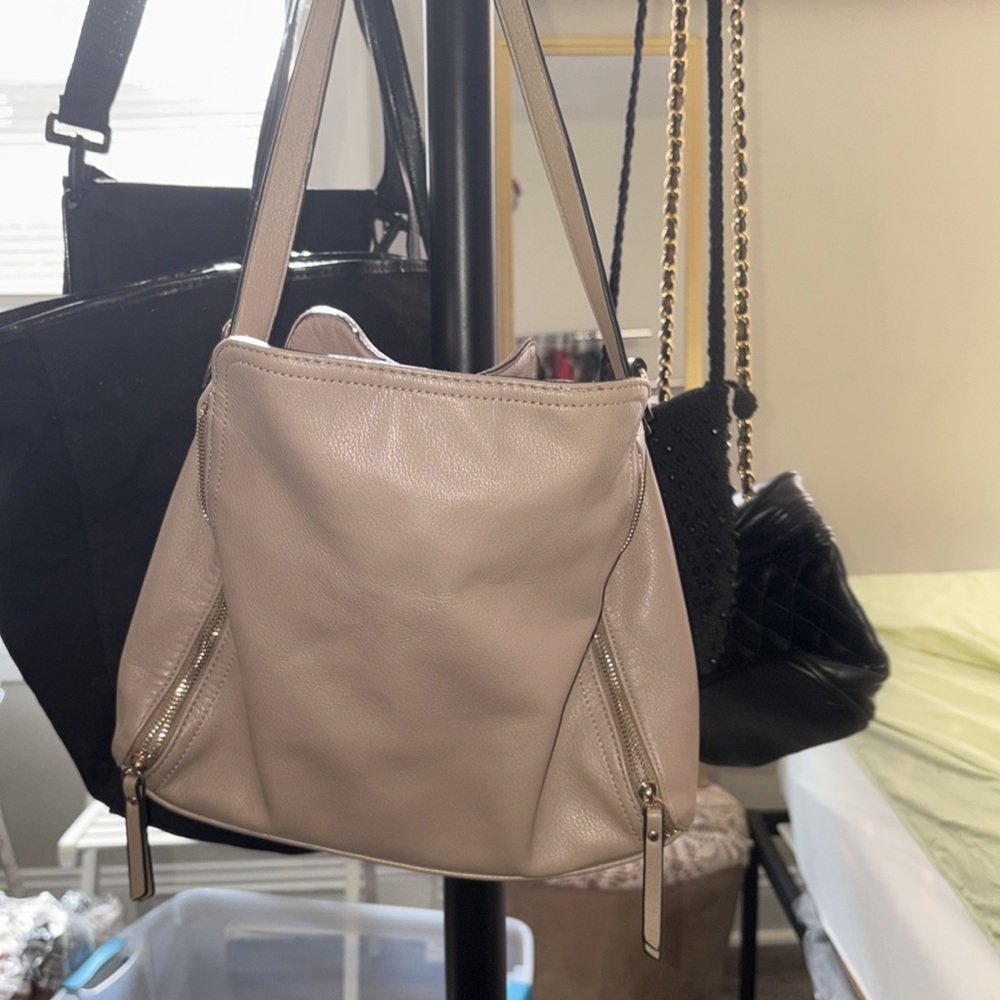 Tan Leather Women's Bag - Picture 2 of 6